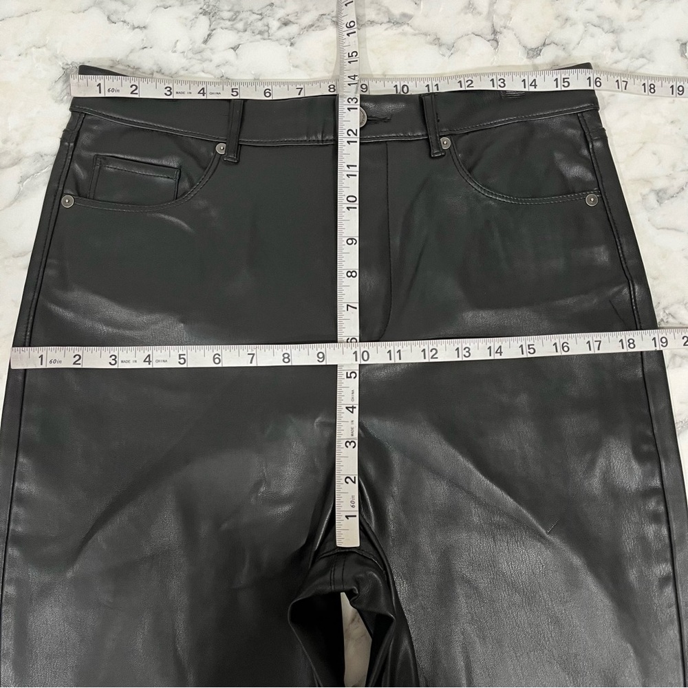 BLANKNYC Faux Leather Straight Leg Pant in Need You Tonight - Picture 9 of 13